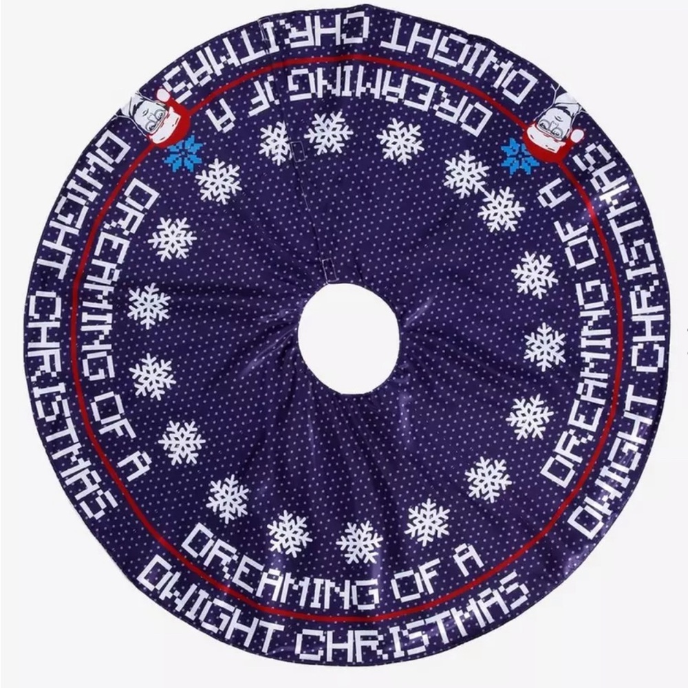 EUC The Office Dwight Christmas Tree Skirt
